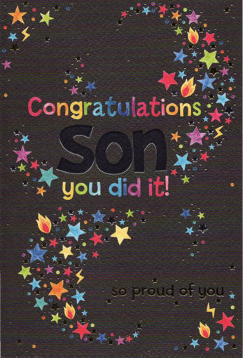 Picture of CONGRATULATIONS SON YOU DID IT! SO PROUD OF YOU
